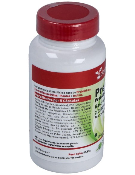 Prebioticos + Probioticos 60Cap.
