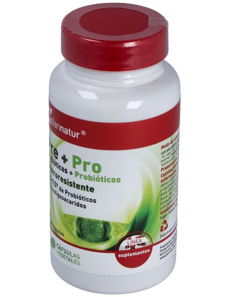 Prebioticos + Probioticos 60Cap.
