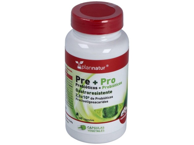 Prebioticos + Probioticos 60Cap.