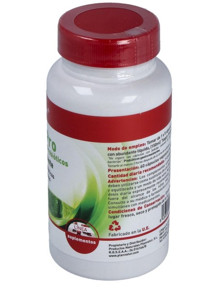 Prebioticos + Probioticos 60Cap.