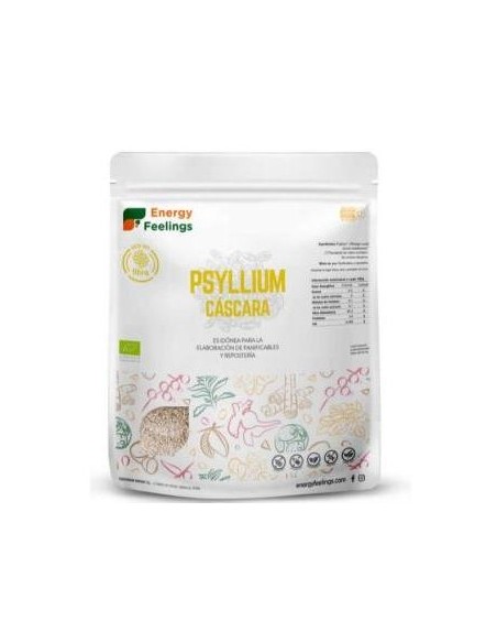 Energy Feelings Psyllium Husks Cáscara Entera Eco 500G