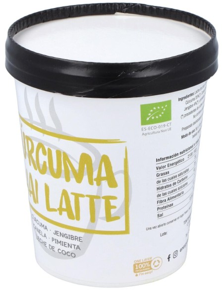 Curcuma Chai Latte Tarrina 250Gr. Eco