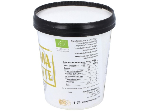 Curcuma Chai Latte Tarrina 250Gr. Eco