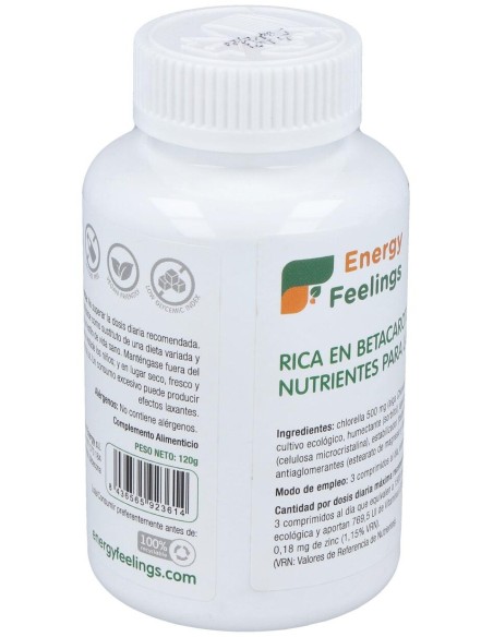 Energy Feelings Chlorella Detox Active 120Compr