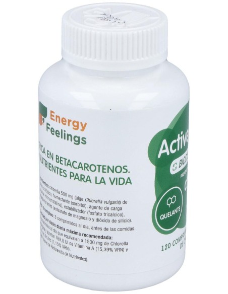 Energy Feelings Chlorella Detox Active 120Compr