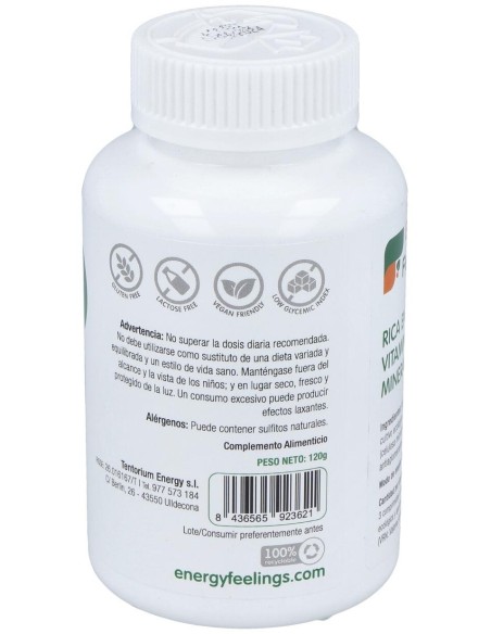 Energy Feelings Energy Spirulina 120Comp