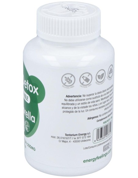 Energy Feelings Chlorella Detox Active 120Compr