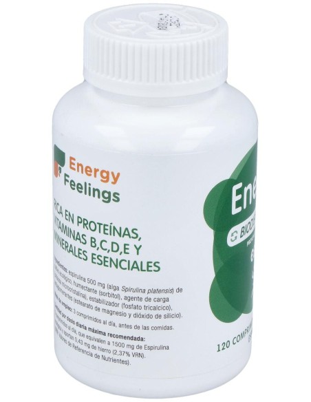 Energy Feelings Energy Spirulina 120Comp