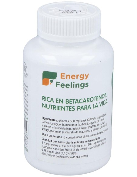 Energy Feelings Chlorella Detox Active 120Compr