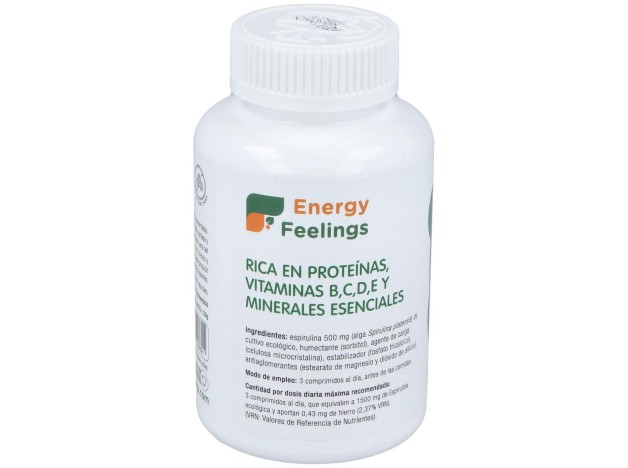 Energy Feelings Energy Spirulina 120Comp
