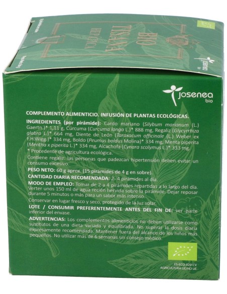 Biotisana Hepatica 15 Piramides Ensobradas