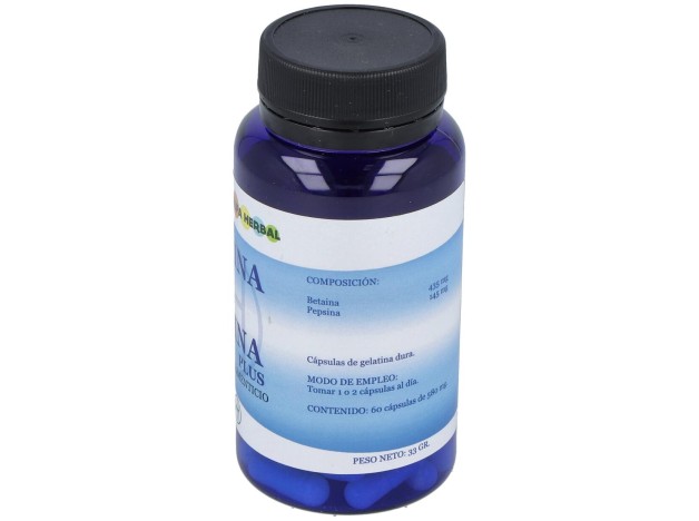 Alfa Herbal Betaina 500+Pepsina 60Caps
