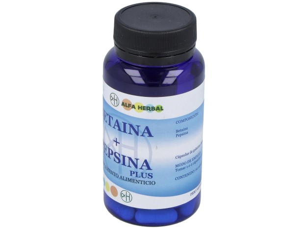 Alfa Herbal Betaina 500+Pepsina 60Caps