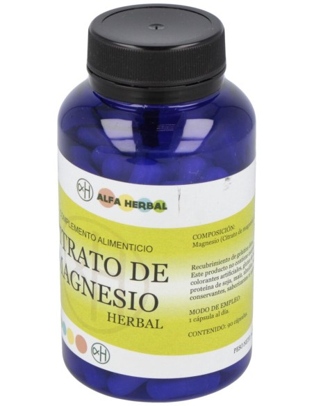 Alfa Herbal Citrato De Magnesio 90Caps