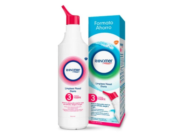 Rhinomer Fuerza 3 XL Spray Limpieza Nasal 180 ml