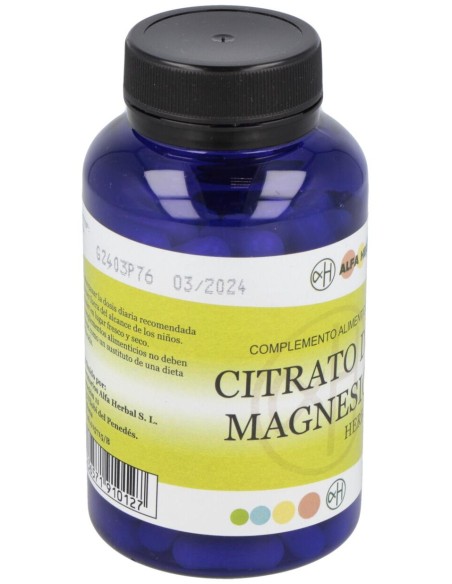 Alfa Herbal Citrato De Magnesio 90Caps