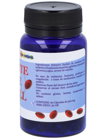 Alfa Herbal Aceite De Krill 60Caps