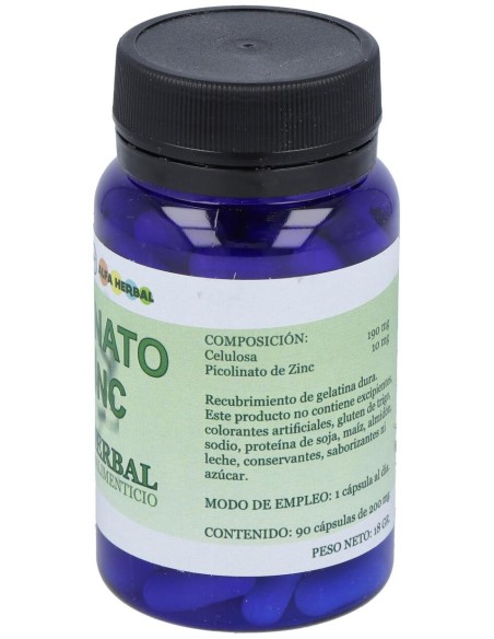Alfa Herbal Picolinato De Zinc 90Caps