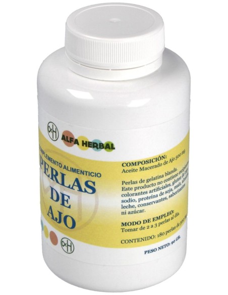 Perlas De Aceite De Ajo 180Perlas