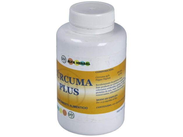 Alfa Herbal Cúrcuma Plus 100Caps
