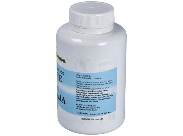 Alfa Herbal Aceite De Borraja 200 Perlas