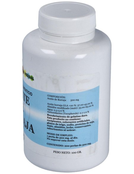 Alfa Herbal Aceite De Borraja 200 Perlas