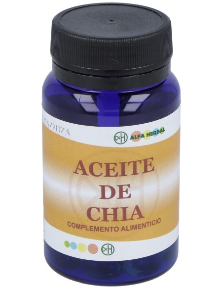 Alfa Herbal Aceite De Chia 60 Perlas