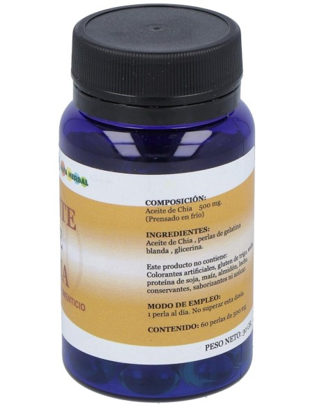 Alfa Herbal Aceite De Chia 60 Perlas