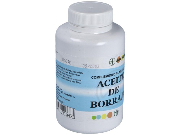 Alfa Herbal Aceite De Borraja 200 Perlas