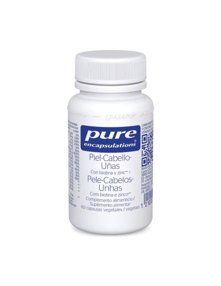 Pure Encapsulations Piel Cabello Uñas 60 Cápsulas