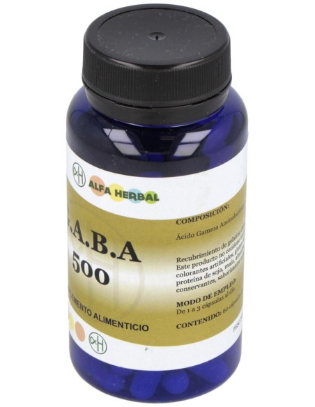 Alfa Herbal Gaba 500Mg 60Caps