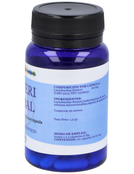 Reuteri Herbal 20Cap. Refrigeracion