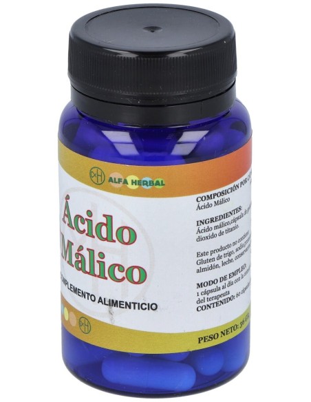 Alfa Herbal Acido Malico 60Caps