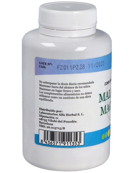 Alfa Herbal Malato De Magnesio 90Caps