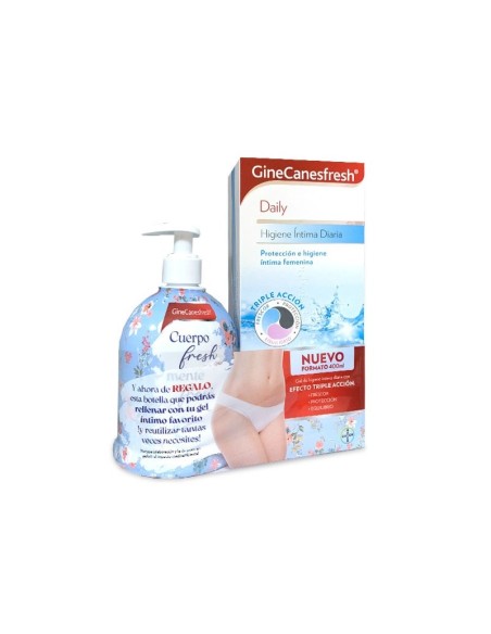GINECANESFRESH HIGIENE INTIMA DIARIA 400 ML