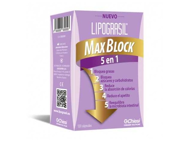 Lipograsil Maxblock 5 En 1 120 Cápsulas