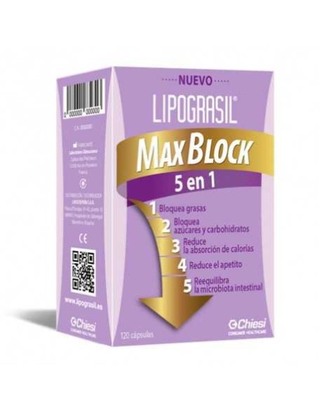Lipograsil Maxblock 5 En 1 120 Cápsulas