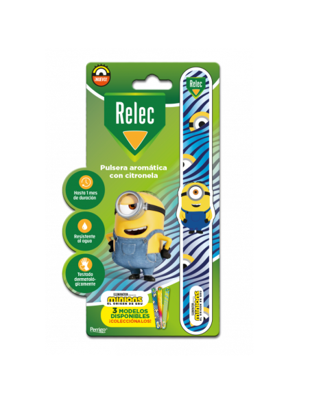 Relec Pulsera Aromática 1 Unidad Minion Azul