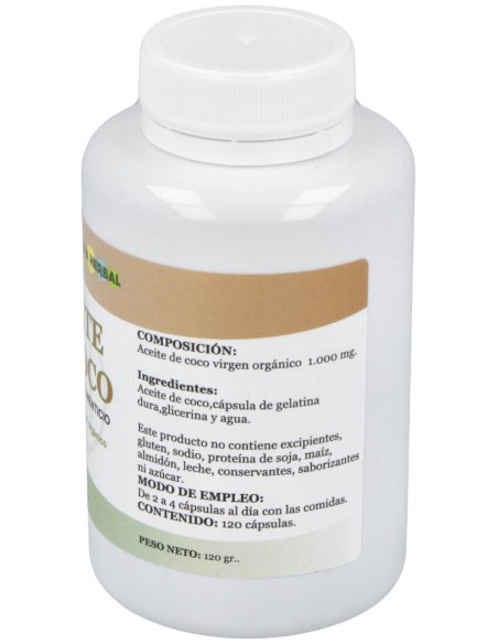 Alfa Herbal Aceite De Coco 120Caps