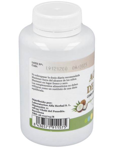 Alfa Herbal Aceite De Coco 120Caps