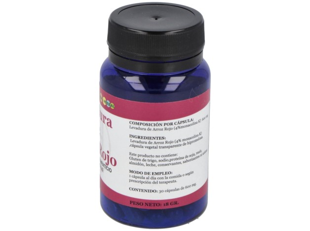 Levadura De Arroz Rojo 30Cap.
