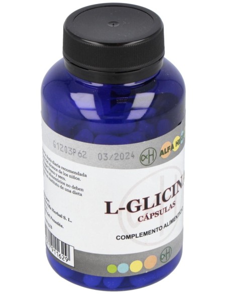 Alfa Herbal L-Glicina 500Mg 100Caps