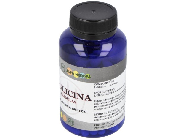 Alfa Herbal L-Glicina 500Mg 100Caps