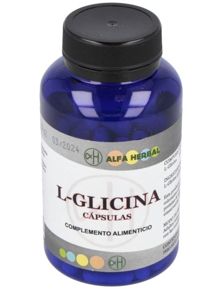 Alfa Herbal L-Glicina 500Mg 100Caps