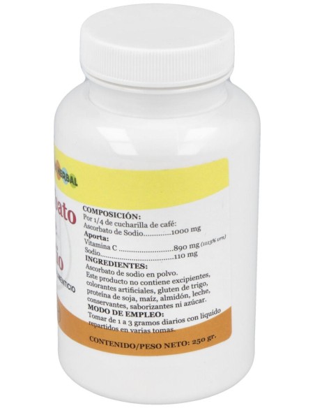 Alfa Herbal Ascorbato Sodico Polvo 250G
