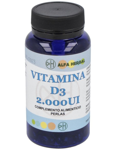 Alfa Herbal Vitamina D3 2000Ui 100Caps