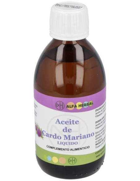 Alfa Herbal Aceite De Cardo Mariano 250Ml