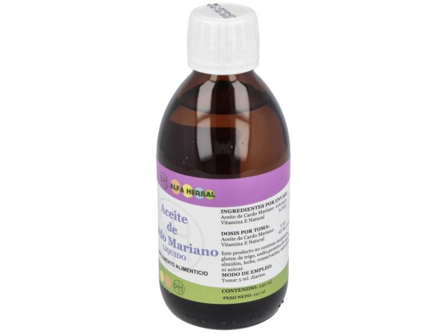 Alfa Herbal Aceite De Cardo Mariano 250Ml