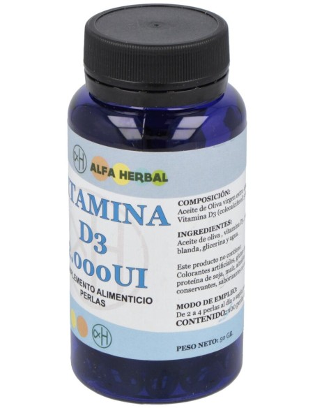 Alfa Herbal Vitamina D3 2000Ui 100Caps