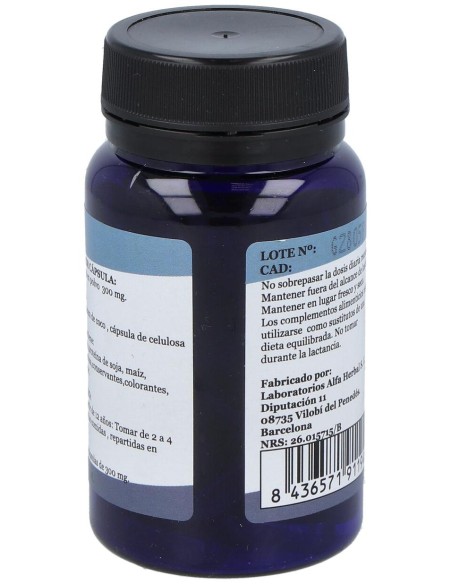 Alfa Herbal Carbon Vegetal Activado 60Caps